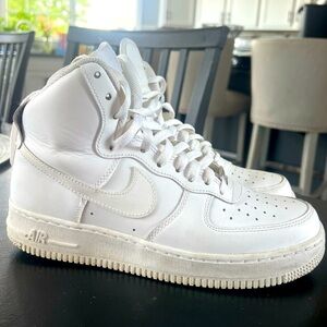 High top white air forces